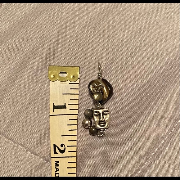 Designs by Janelle - Handmade Silver Wire Face Charm - Picture 11 of 11